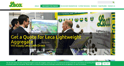 Desktop Screenshot of leca.co.uk